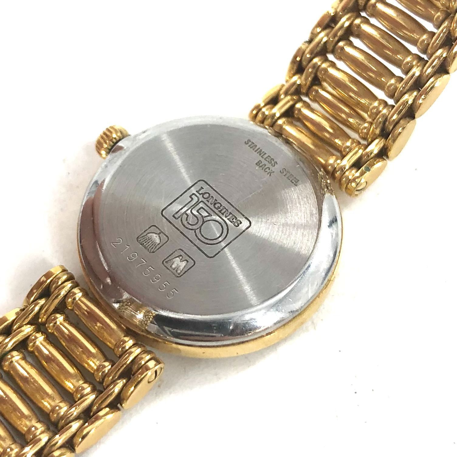 LONGINES うごけ ロンジン 150周年記念 21975955 ゴールド SS/QZ 