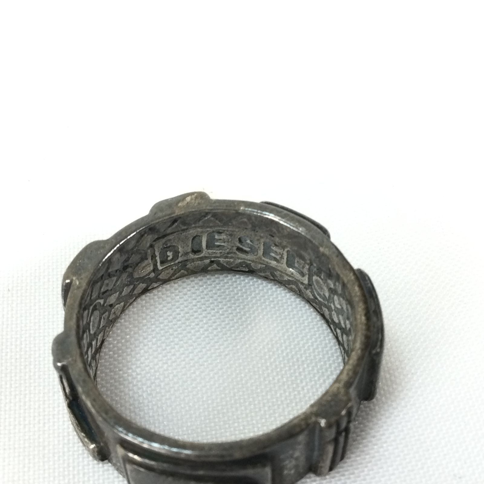1307 DIESEL ディーゼル D ロゴ 925 silver シルバー Ring リング 指輪 