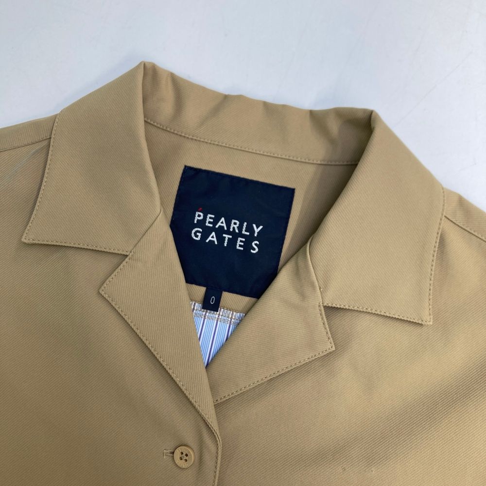 サイズ：0 PEARLY GATES パーリーゲイツ 2024年モデル 半袖ストレッチ