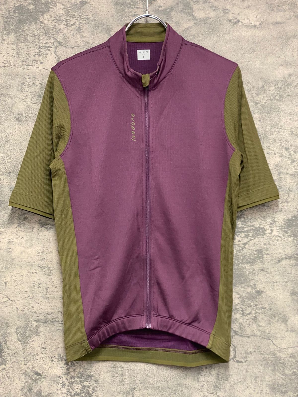 Isadore サイクルジャージ Mサイズ オレンジ/グリーン Isadore サイクルジャージ Mサイズ オレンジ/グリーン イザドア