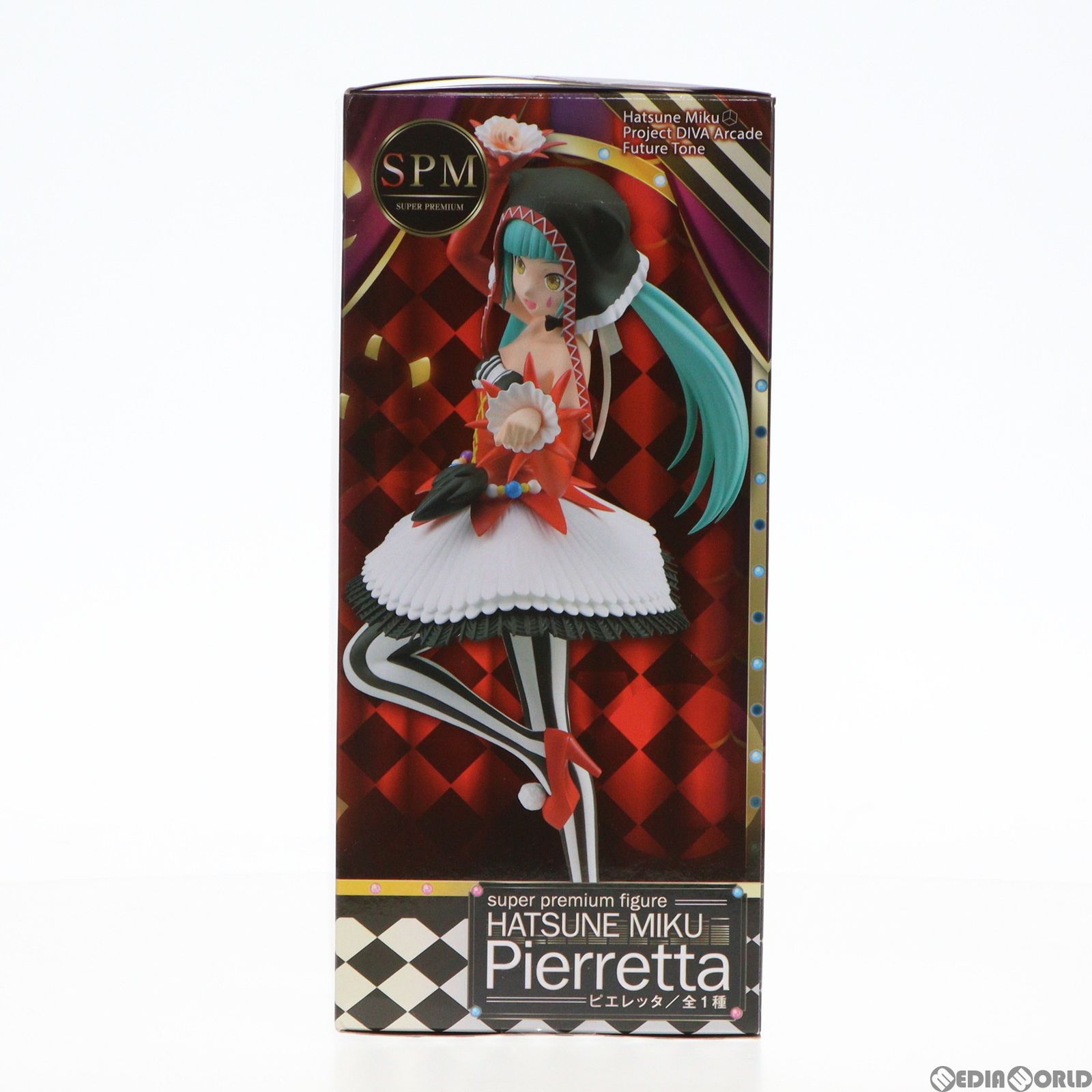 中古】[FIG]初音ミク ピエレッタ 初音ミク Project DIVA Arcade Future Tone スーパープレミアムフィギュア プライズ(