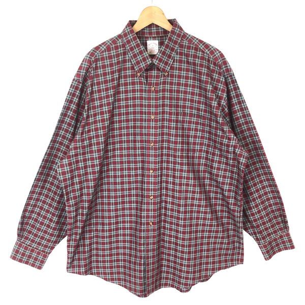 ブルックスブラザーズ ワイシャツ タータンチェック 346 ボタンダウン Brooks Brothers 346 ブルックスブラザーズ チェックシャツ メンズL