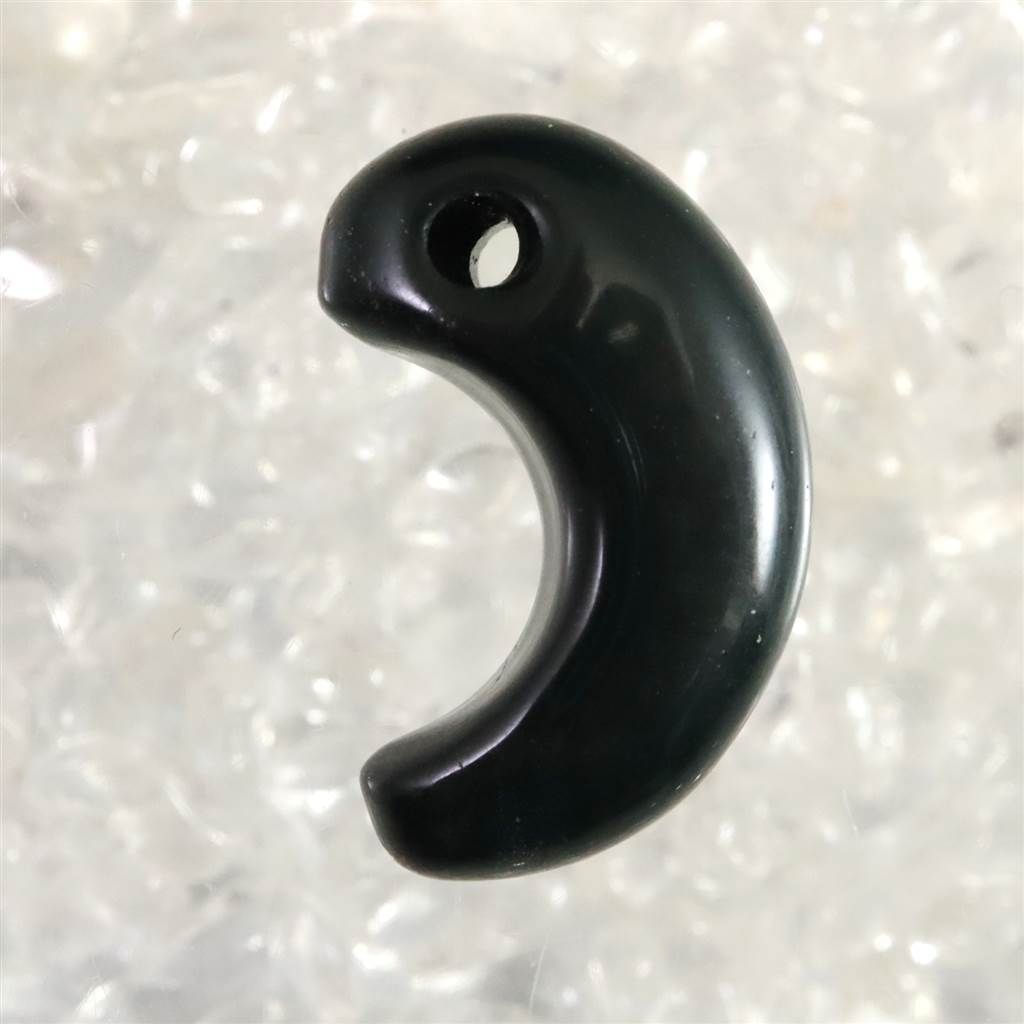 出雲碧玉 出雲石 21mm勾玉 2.55g ディレクトリーカード付 【榎本