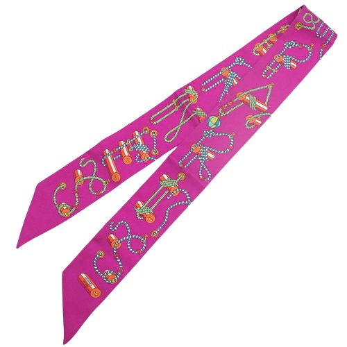 HERMES(エルメス) cordages コルダージュ ツイリー スカーフ HERMES(エルメス) cordages コルダージュ ツイリー スカーフ
