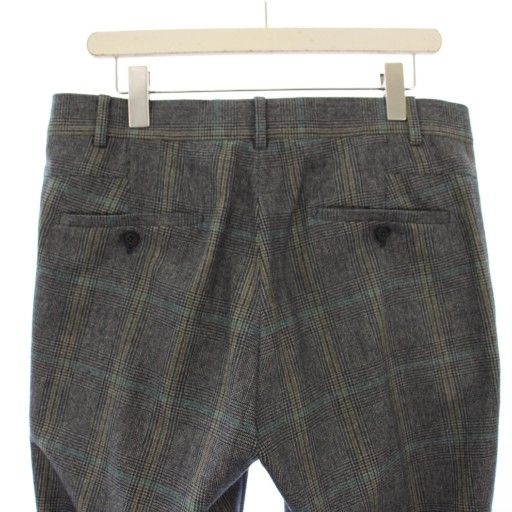 HERMES グレー スラックス HERMES（エルメス）スラックス グレー サイズ:42(XS位) メンズ