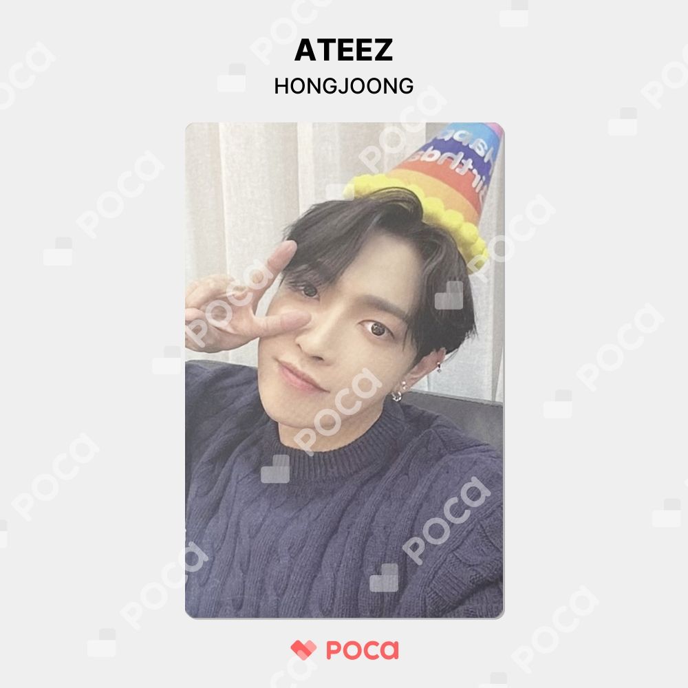 ATEEZ ホンジュン】 [OUR STORY] HBD EARRINGS + CASE - HONG JOONG 