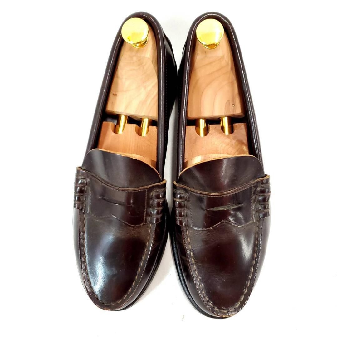 リーガル ガラスレザーシューズ 茶色 美品】REGAL 本革 ガラスレザー