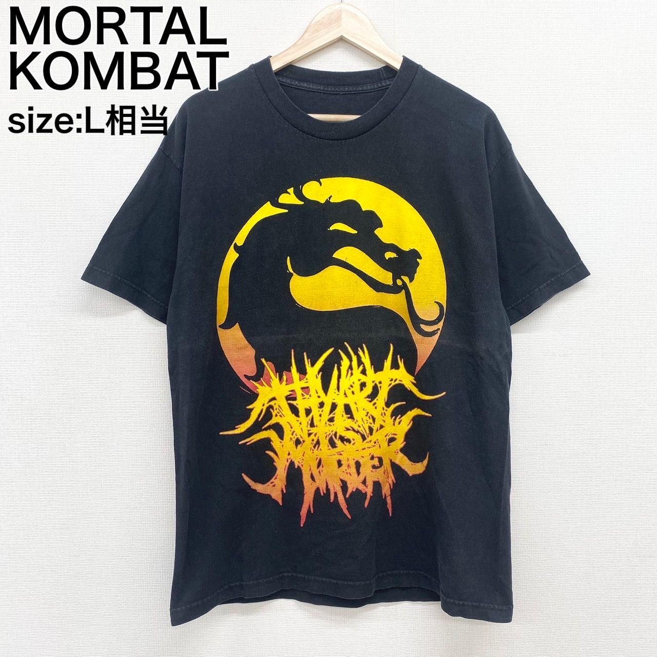 モータルコンバット Tシャツ L モーコン Mortal Kombat ゲーム