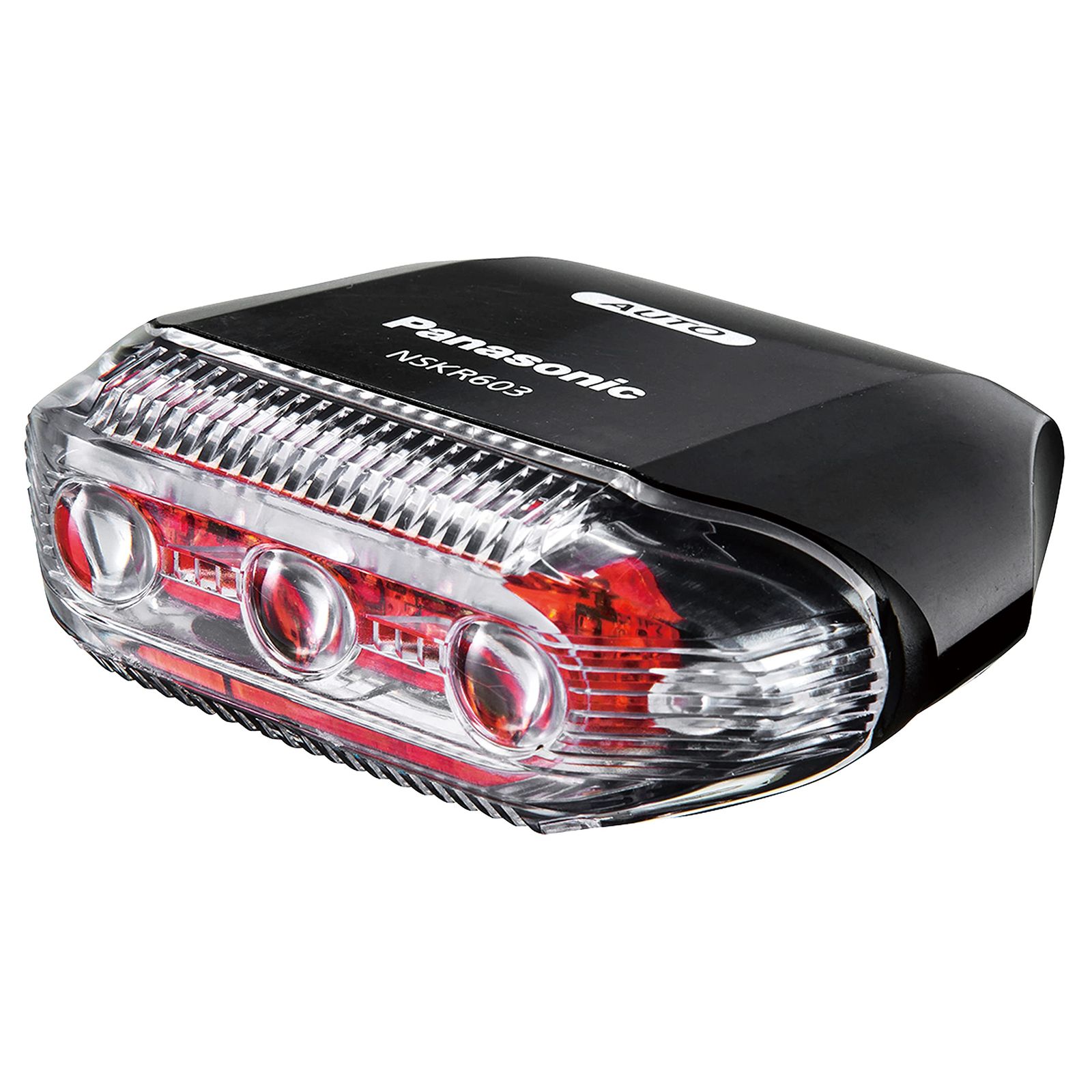 パナソニック(Panasonic) LEDスポーツかしこいテールライト 自転車 ブラック W74×D60×H32mm NSKR603 