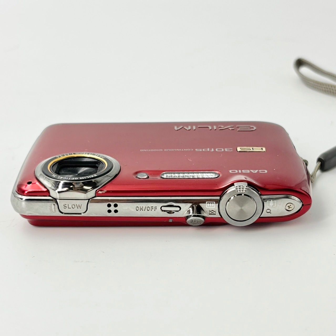 1338 CASIO EXILIM EX-FS10 デジタルカメラ レッド カシオ デジカメ