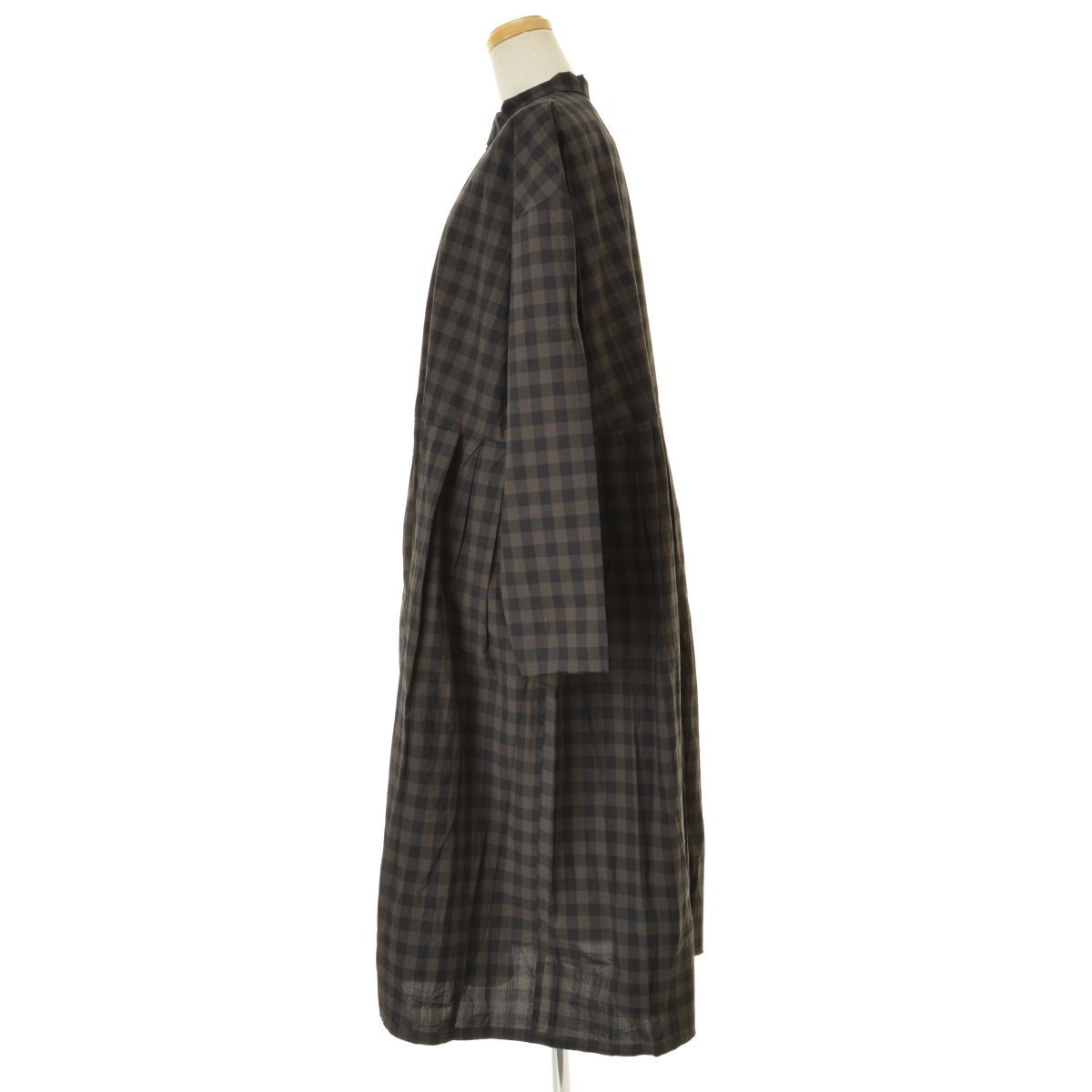 MANUELLEGUIBAL】JOURNAL STANDARD LUXE 取り扱い CHECK COLLAR DRESS