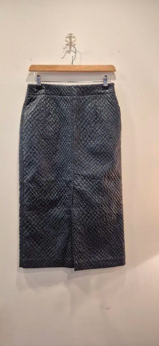 LANVIN ランバン S キルティング H ライン スカート 黒
