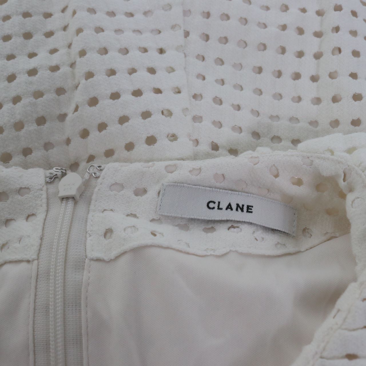 CLANE クラネ 1 S レディース ワンピース ドットメッシュワンピース