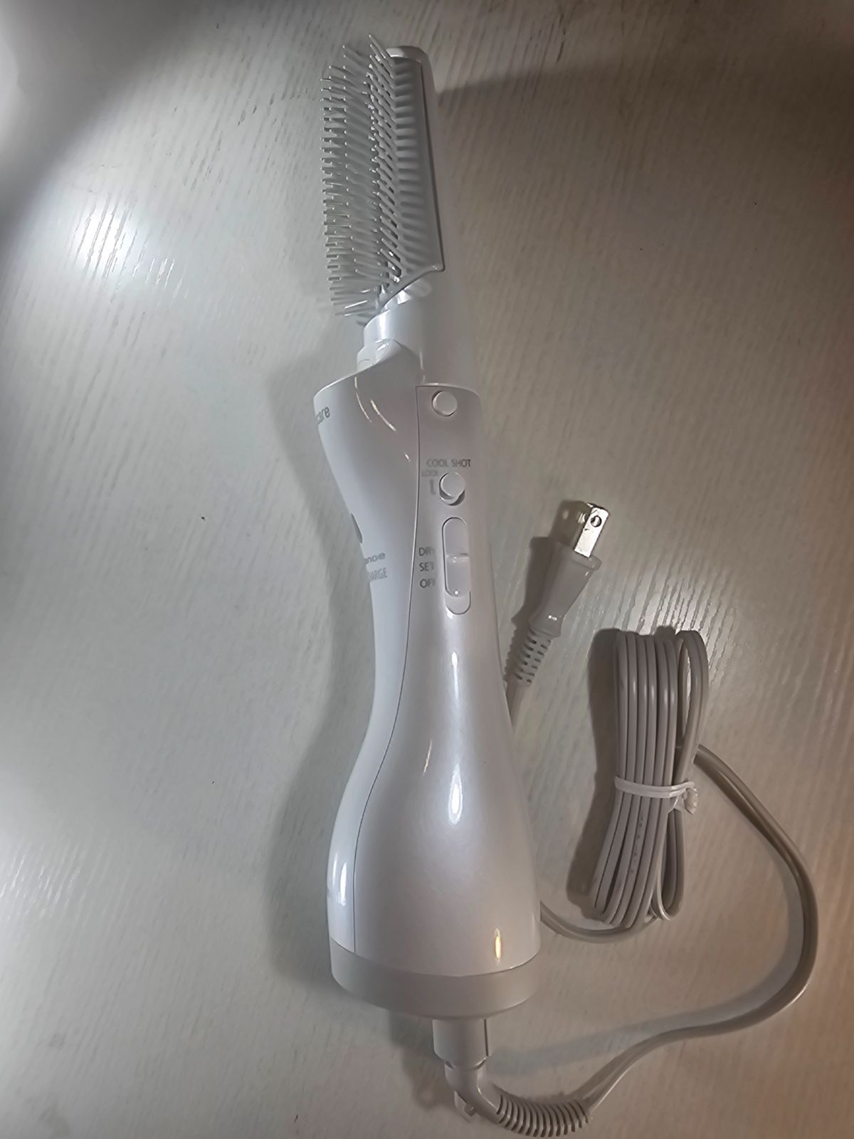 ◆ パナソニック くるくるドライヤー ナノケア EH-KN7J-W