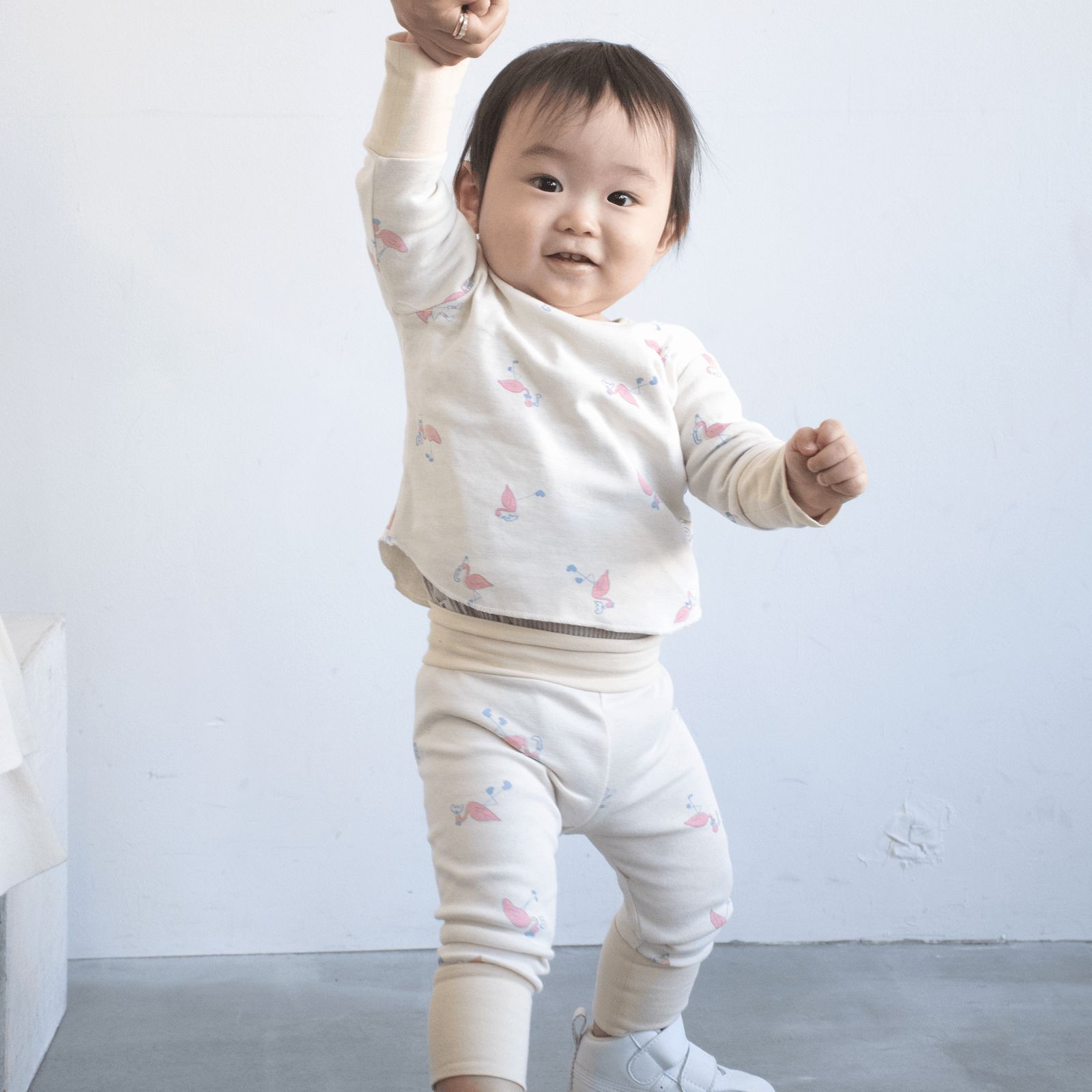 Set up - bag flamingo