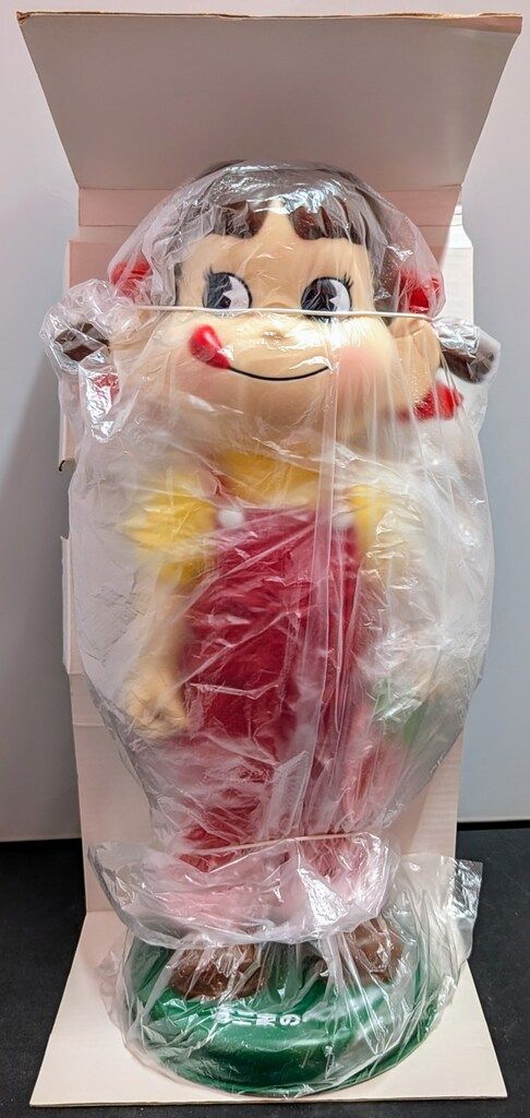 不二家 首振り人形 ペコちゃん飲料キャンペーン (P文字ミニ