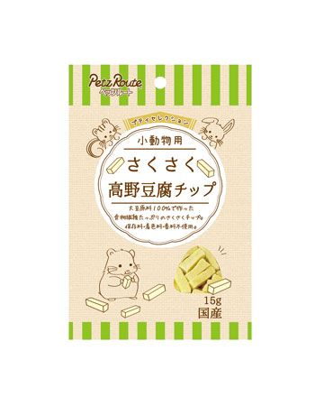 同梱不可 60個セット ペッツルート プチセレクション小動物用さくさく高野豆腐チップ15ｇ