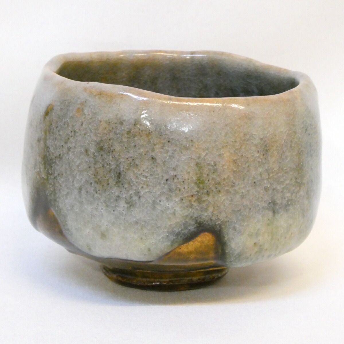 Ｐ４２９　茶碗　『大樋焼』『大薮窯　岩村与詩夫造』　抹茶碗　共箱　茶道具 P429茶碗『大樋焼』『大薮窯岩村与詩夫造』抹茶碗共箱茶道具