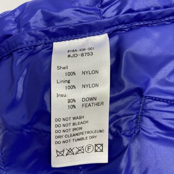 DANTON インナーダウンベスト ネイビー size 42 ダントン 24 KANDAIZUMI_COM