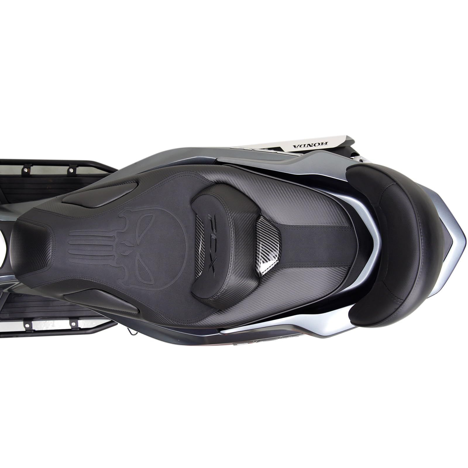 カスタム ローダウン クッション バックレスト付き シート 2CM シート下げ バイク PCX ブラック 純正交換 ホンダ PCX125 PCX150 Entrotech PCX160 2025新型車種適合 ATMAENTERPRISE_COM