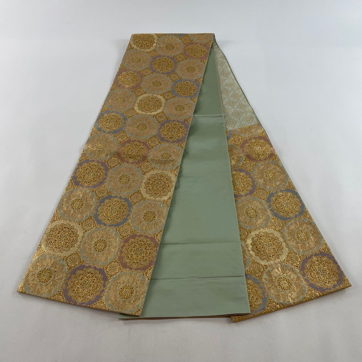 袋帯 美品 秀品 華文 金糸 箔 金色 六通 正絹 【中古】 - メルカリ