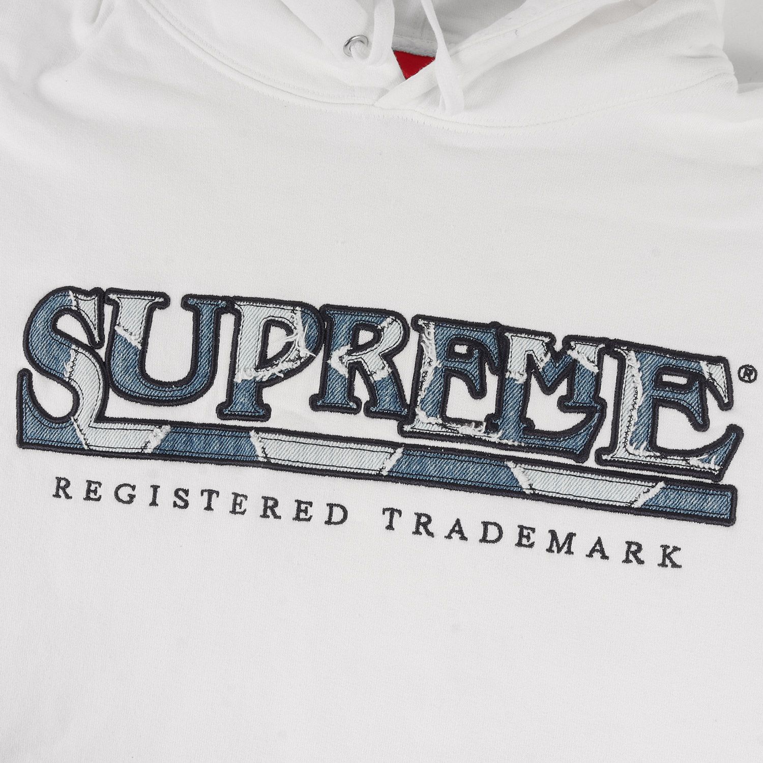 Supreme シュプリーム パーカー サイズ:S 21SS デニムパッチロゴ