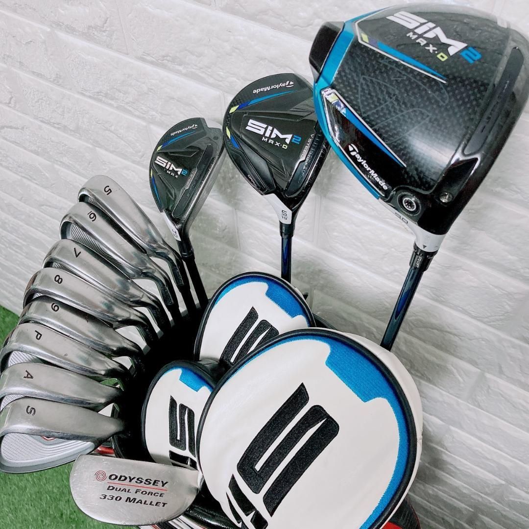 ゴルフクラブ メンズ セット テーラーメイド SIM2MAX r7 12本 ゴルフクラブ メンズ セット テーラーメイド SIM2MAX r7 12本 オール