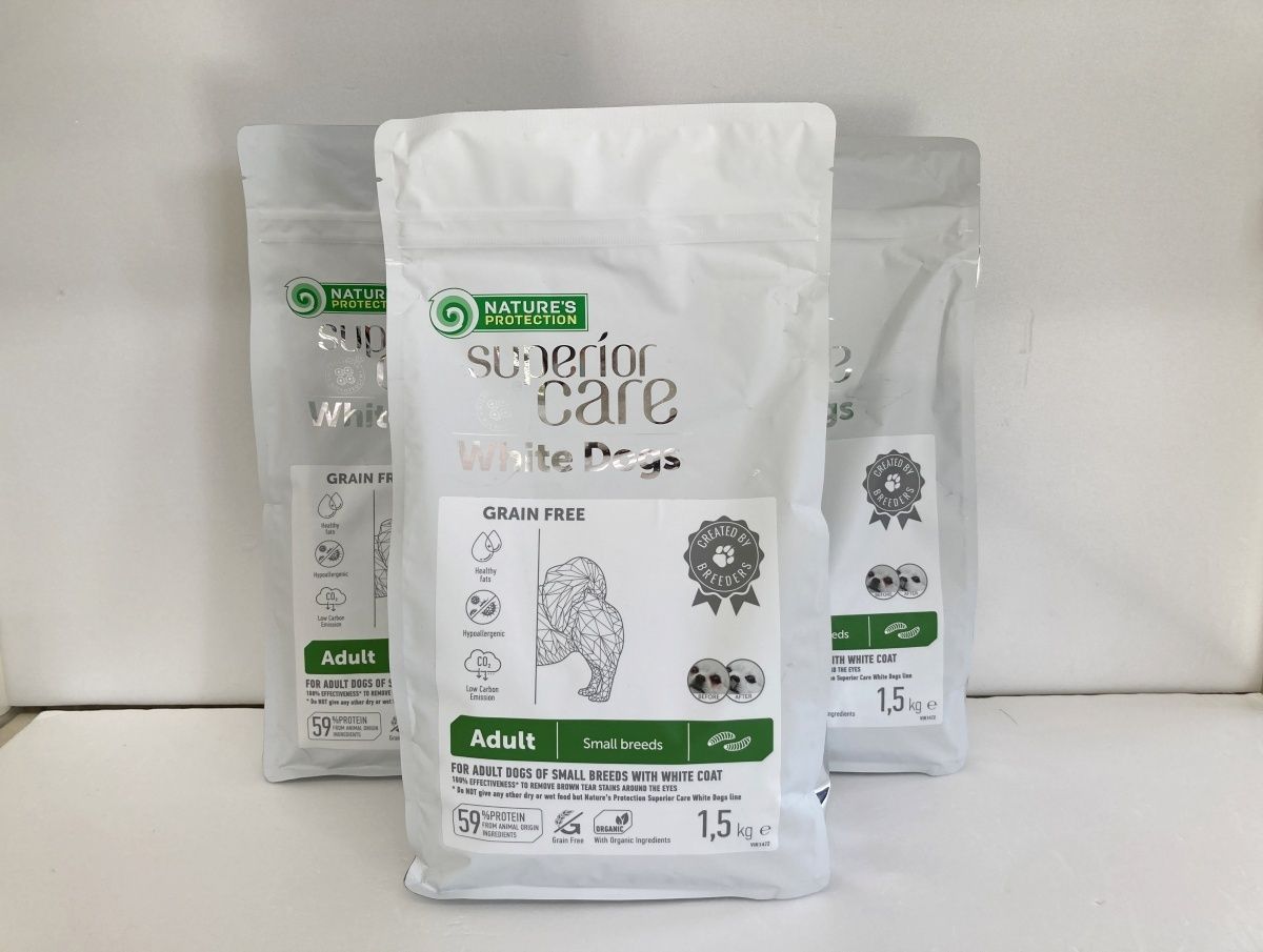 2袋ネイチャーズプロテクションホワイトドッグホワイトフィッシュ