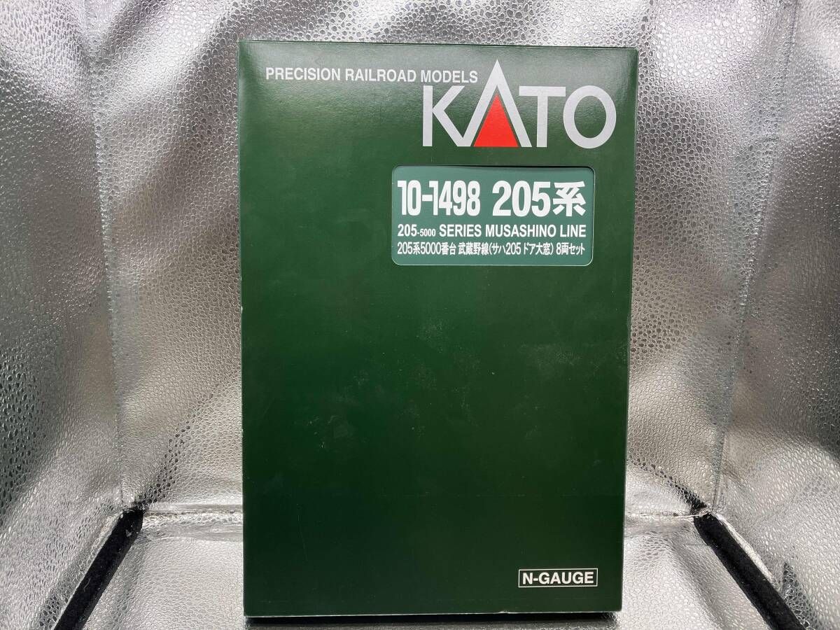 KATO10-1498 205系5000番台武蔵野線（サハ205大窓）8両セット N) 10-1498 205系5000番台 武蔵野線(サハ205・ドア大窓) 8両