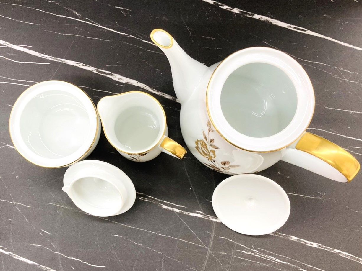 【レガストック川崎本店】【希少未使用品】OLD Noritake オールドノリタケ ROSEWIN 薔薇 金彩 ティーセット 希少品 old Noritake オールドノリタケ ROSEWIN 薔薇 金彩 ティー