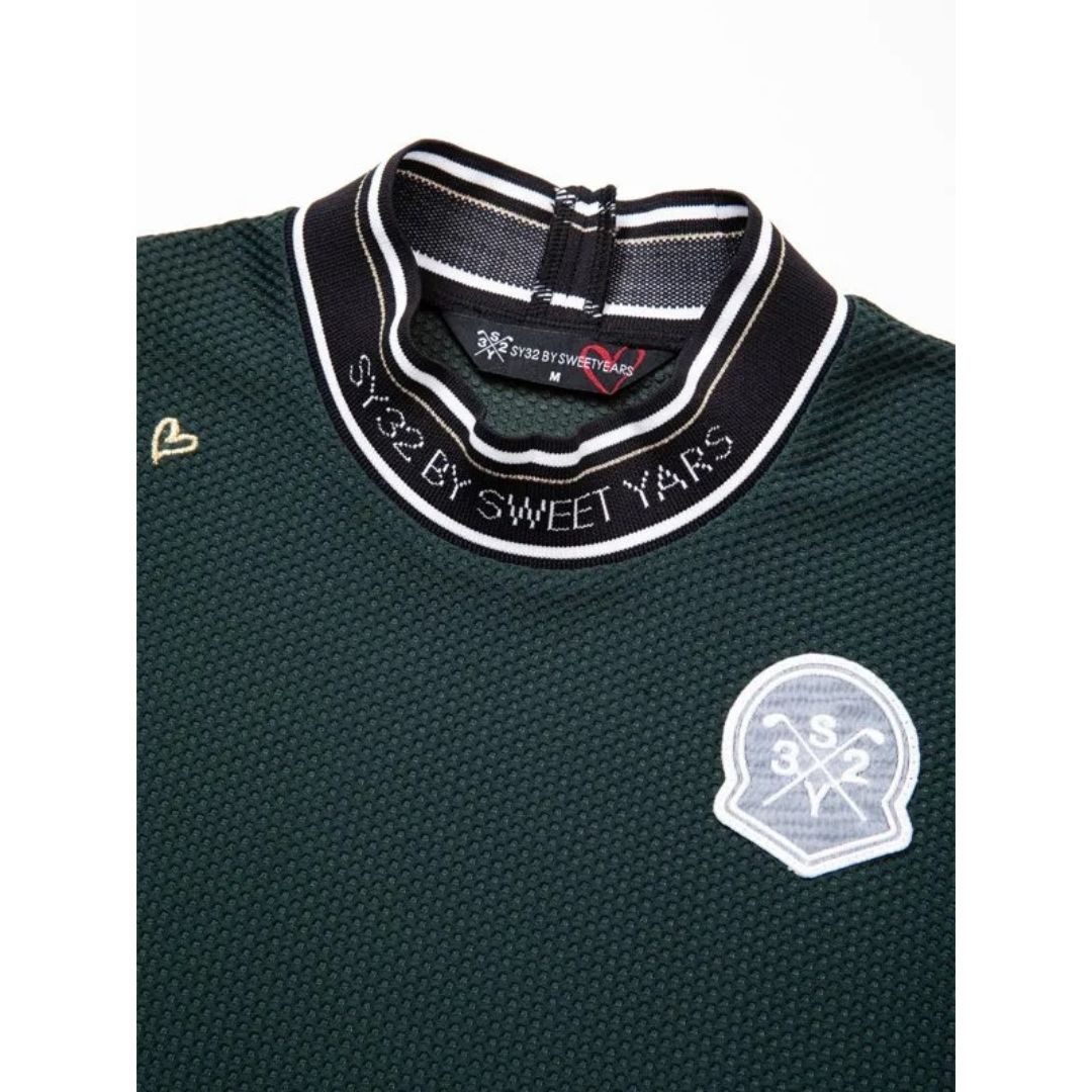 SY32 by SWEET YEARS ゴルフ モックシャツ 半袖 レディース おしゃれ