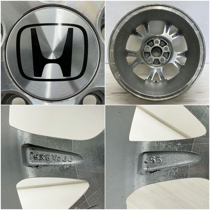 【中古】ホンダ純正16インチアルミ4枚 ホイール・16インチ ホンダ純正 16インチ 中古4本ｾｯﾄ・1.98万円