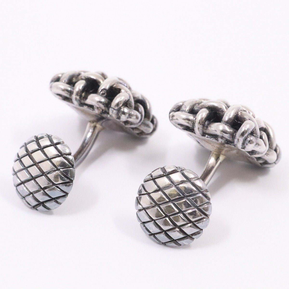 希少】BOTTEGA VENETAカフリンクス シルバー925（BOTTEGA VENETA