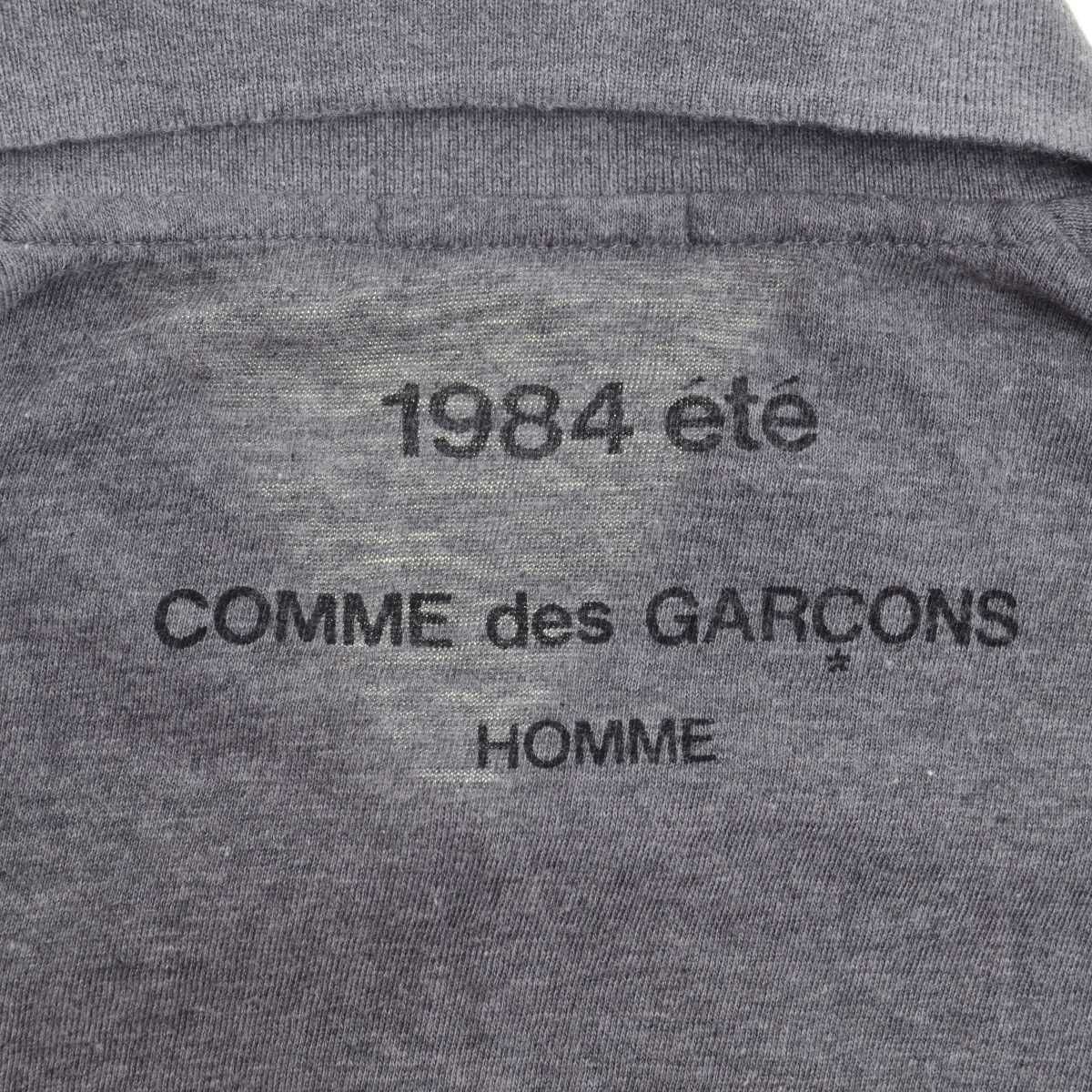 COMMEdesGARCONSHOMME】80s archive HT-020130 バックロゴ半袖