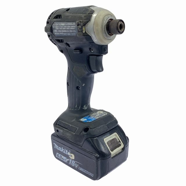 品 makita マキタ 18V 充電式インパクトドライバー TD171D 黒 ブラック バッテリ2個 18V6.0Ah 充電器付 コードレス HRDEVELOPMENT_JP