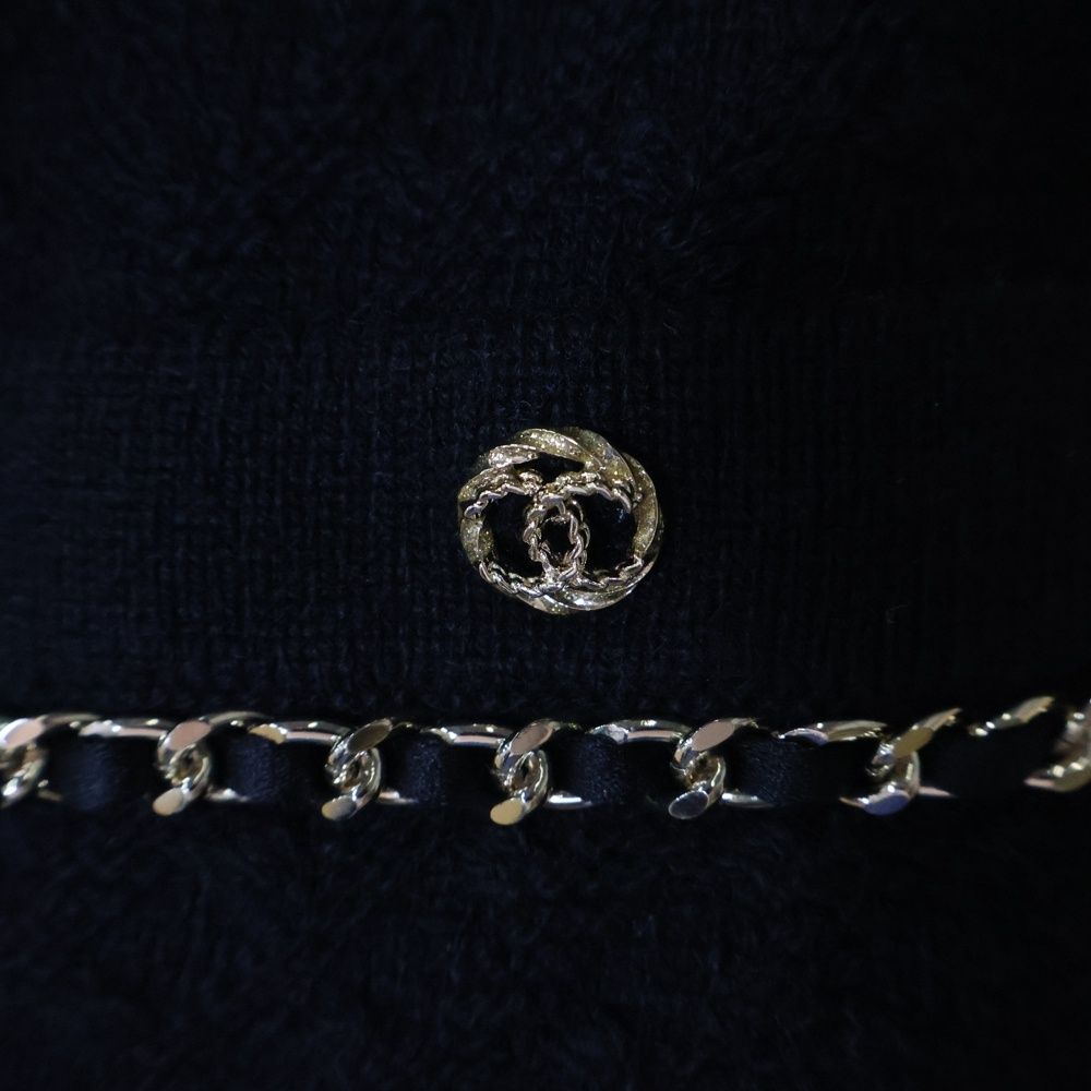 CHANEL (シャネル) ココマークボタン カーディガン カシミヤ