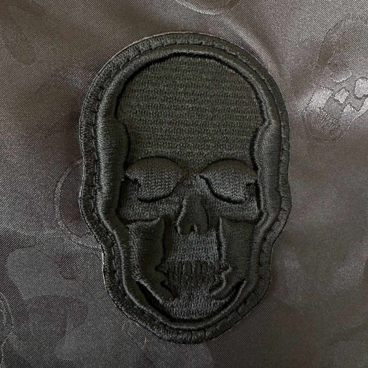 極美品！ルシアンペラフィネ MA-1タイプ スカル ナイロンジャケット