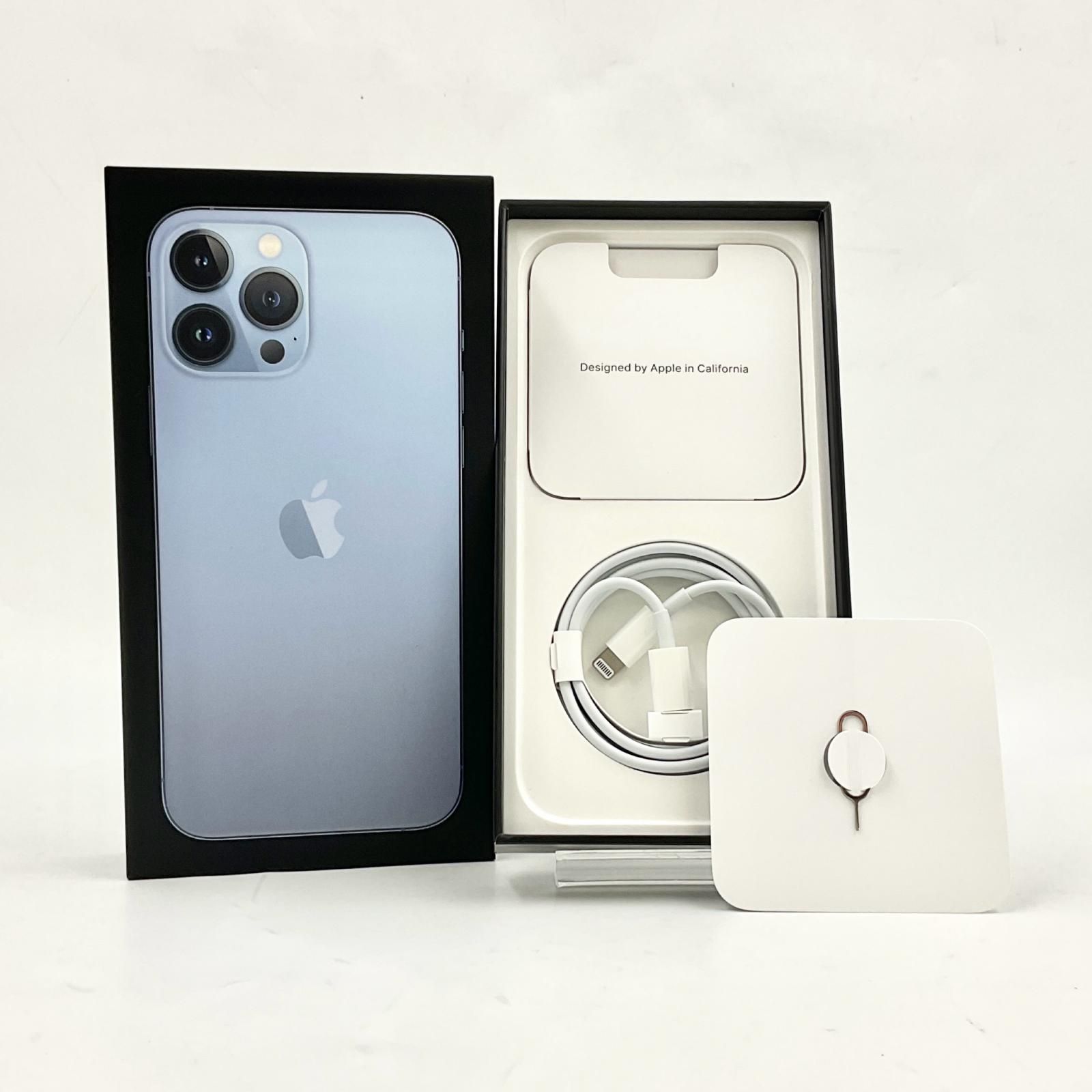 全額返金保証】【最速発送】Apple iPhone 13 Pro Max 256GB シエラ  