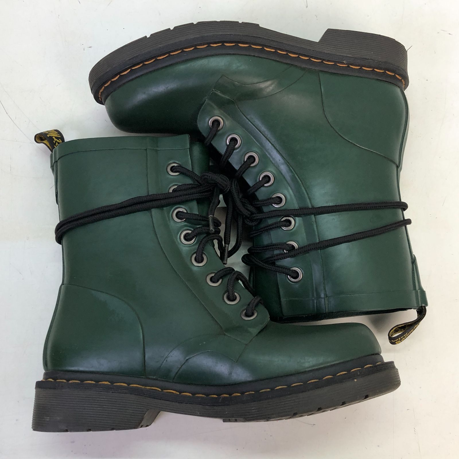 01m1253【中古】 Dr.Martens ドクターマーチン 8ホール レインブーツ ...