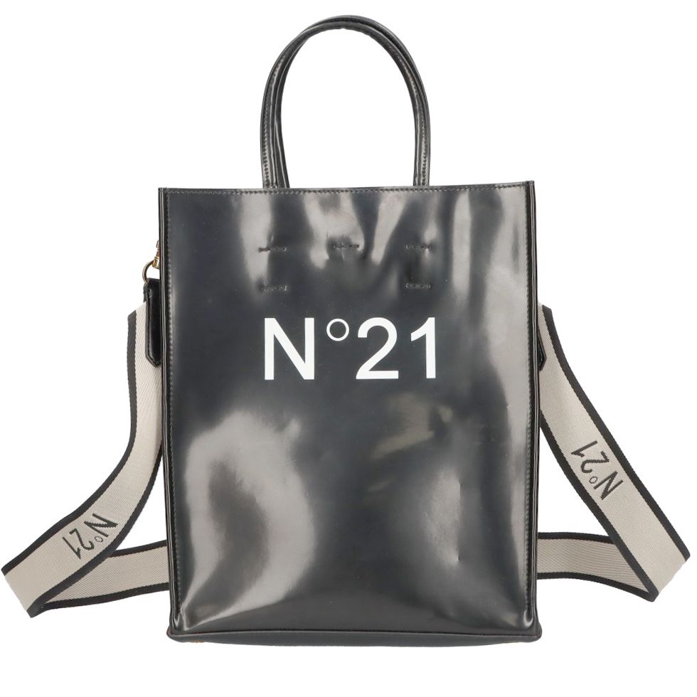 N21 numero ventuno (ヌメロ ヴェントゥーノ) LOGO PRINT SHOPPER 2way