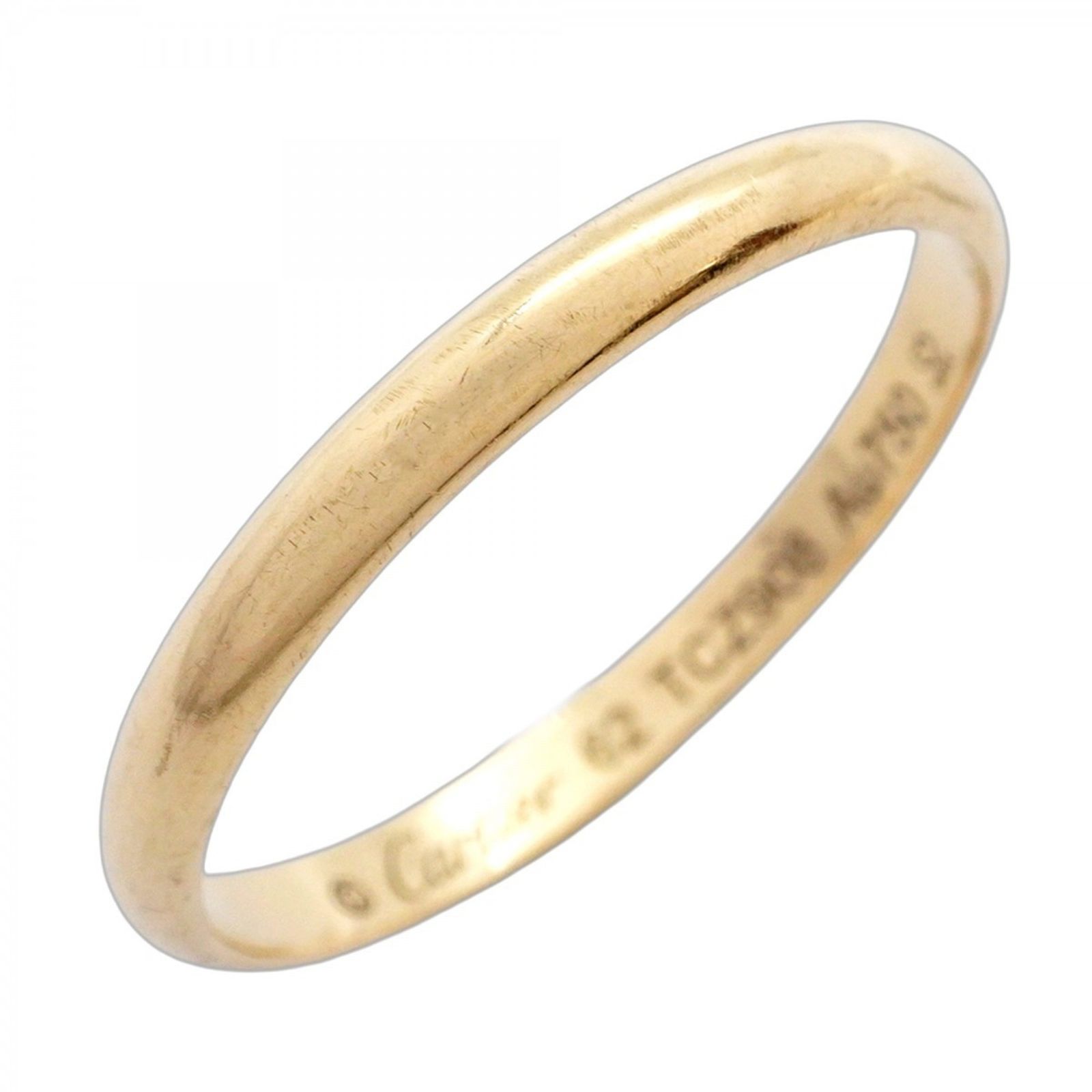 カルティエ Cartier カルティエ リング クラシックウェンディング 18KYG イエローゴールド ＃62メンズ
