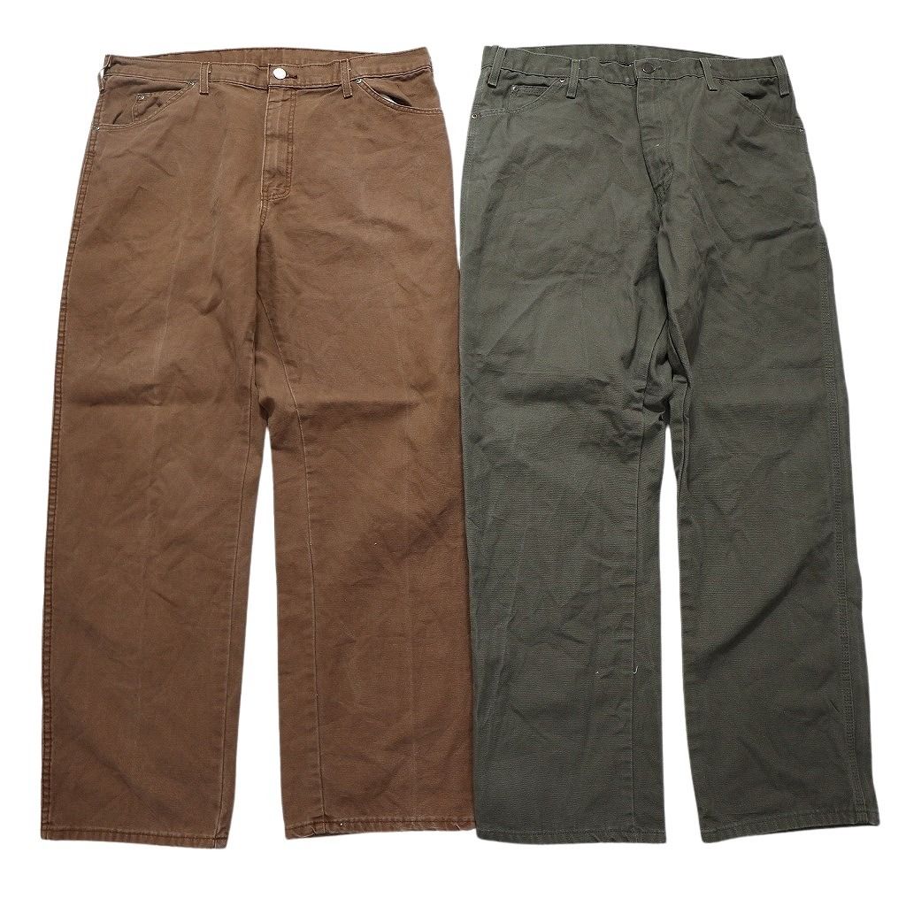 古着卸 ディッキーズ Dickies ダック ペインター パンツ 8枚セット メンズ 38 ワークパンツ センタークリース 古着 NB9817 KIN-KAAI_COM