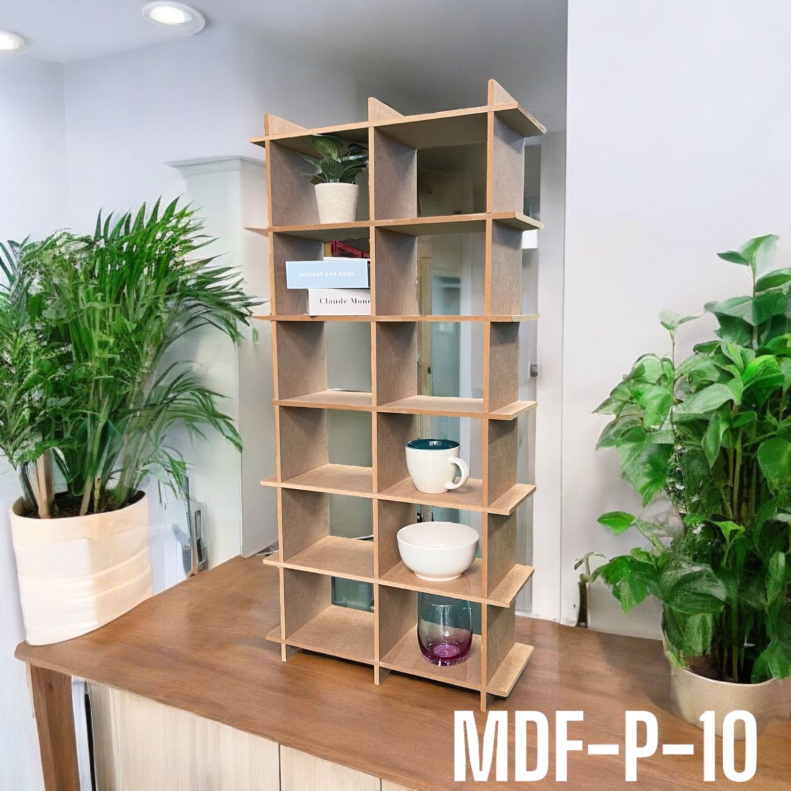 パズルボード オープンラック 組み立て式 収納棚 diy MDF-P-10 - メルカリ