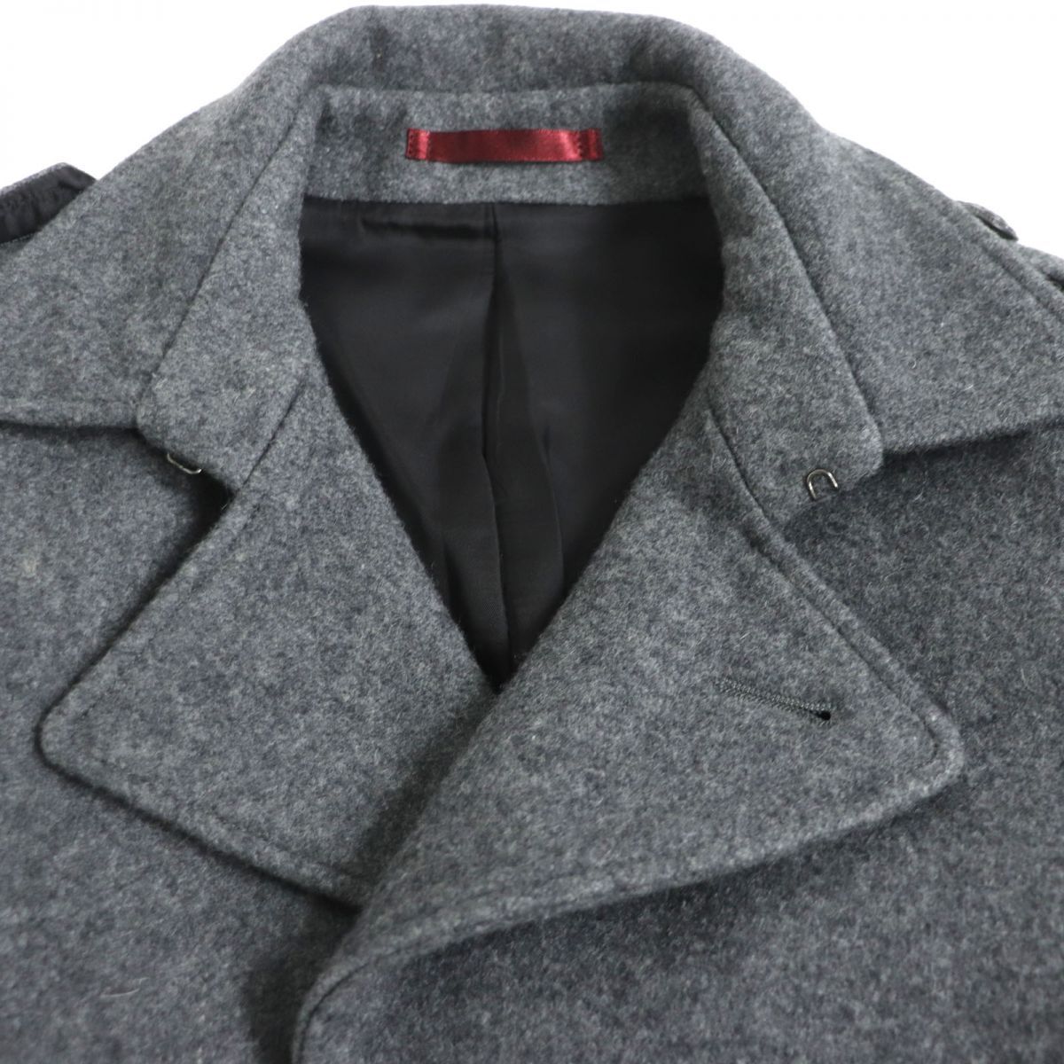 Paul Smith Pコート Lサイズ 極美品 極美品▽Paul Smith ポールスミス メルトン生地 ウール90