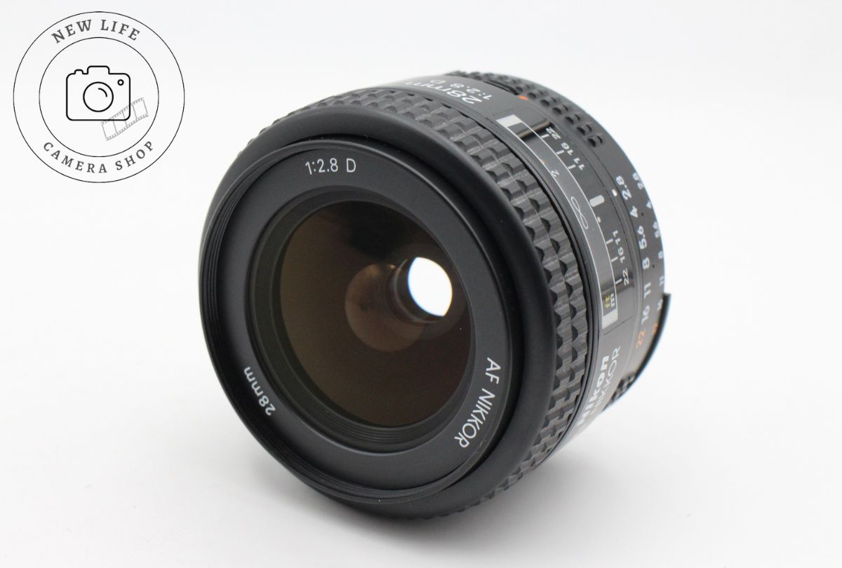 良上品 Nikon AF NIKKOR 28mm f2.8D オートフォーカス HN-2付属 12467