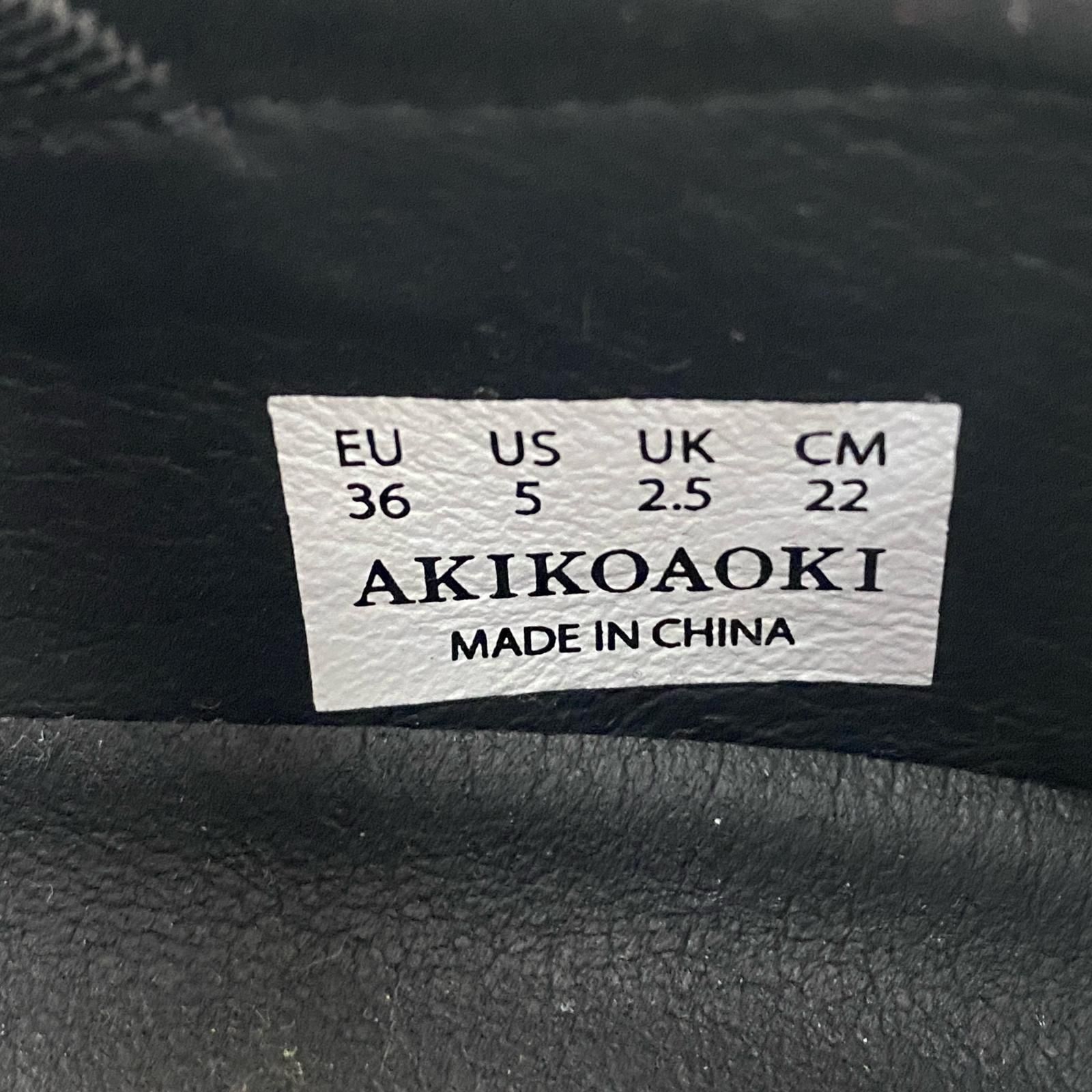 加古川店 バレエシューズ Aerial Ballet faux leather ブラック 128 KIN-KAAI_COM