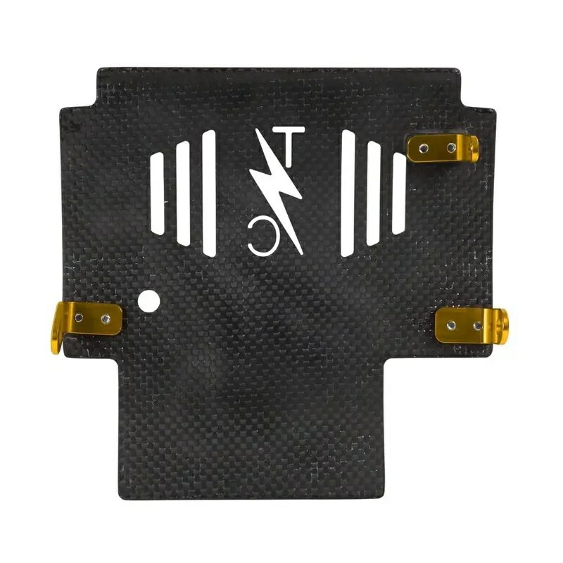 リアルフォージドカーボン SKID プレート ゴールドブラケット 以降FLHXSE FLTRXSE 以降FLHX U FLTRX FLTRXSTSE BRIGHTFACE_UK