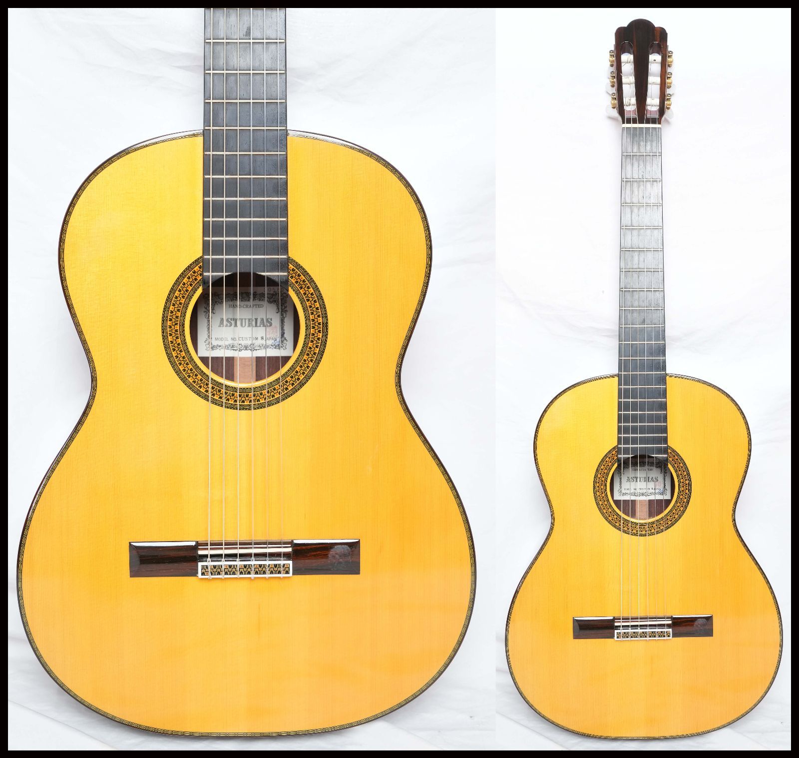ASTURIAS CUSTOM S Natural オール単板クラシックギター アストリアス