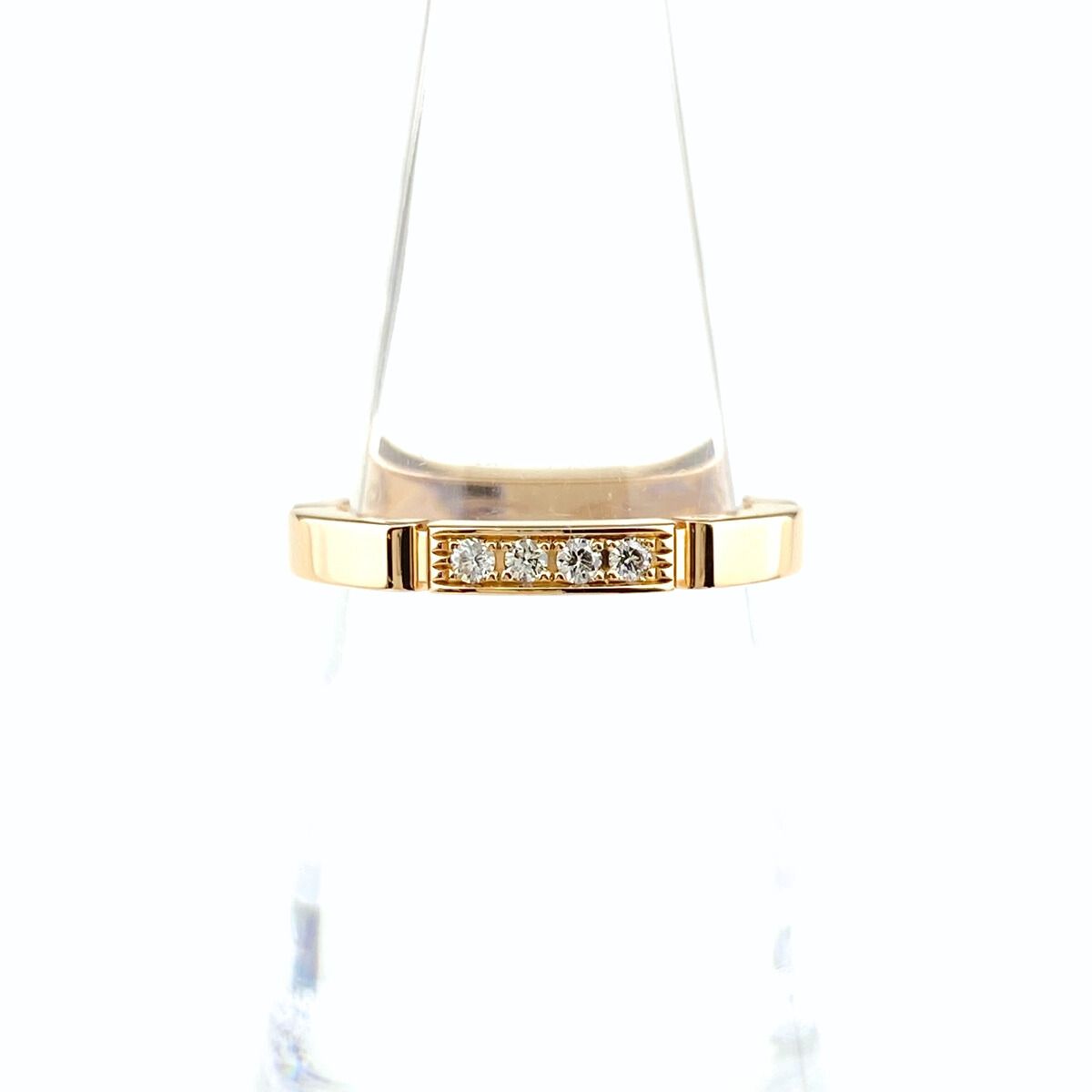 カルティエ CARTIER マイヨンパンテール リング PG ピンクゴールド 指輪 メレダイヤ 4P リング 9号 750 ダイヤモンド レディース
