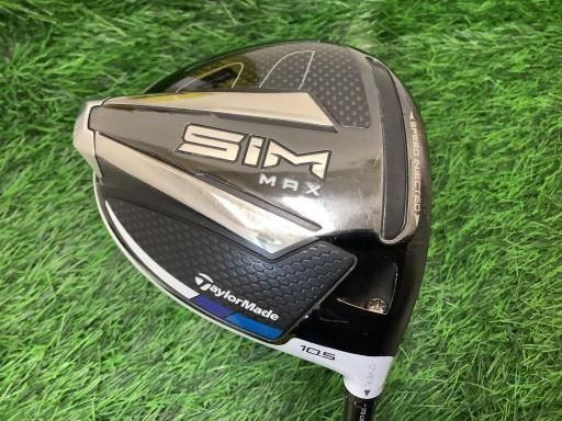 テーラーメイド SIM MAX 10.5° ドライバー DR 純正特注シャフト フレックスSR メンズ 男性用 右利き 右用 Bランク ゴルフクラブ
